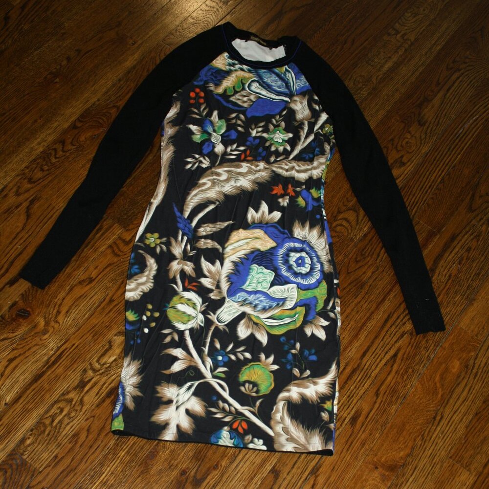 Roberto Cavalli - Long Sleeve Mini-Dress, Size Small, IT 40 - Picture 4 of 6
